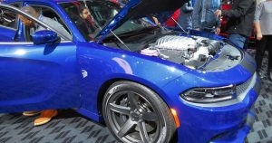 a blue 2018 charger debuted at the 2018 NAIAS