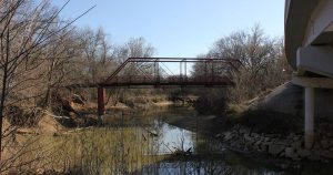 Old Alton Bridge in Denton, TX